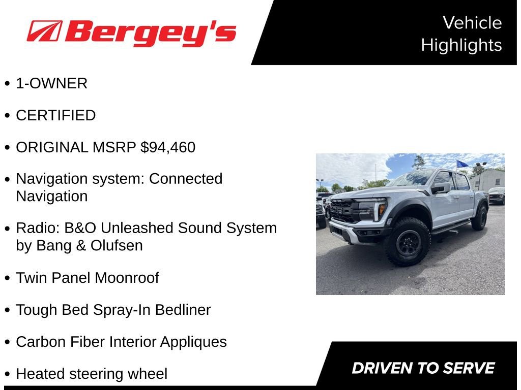 Certified 2025 Ford F150 Raptor AWD/4WD image 5