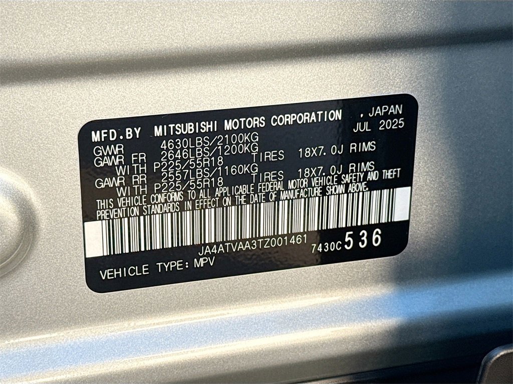 New 2026 Mitsubishi Eclipse Cross LE image 31