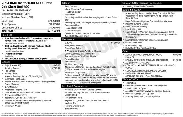 Used 2024 GMC Sierra 1500 AT4X AWD/4WD image 7