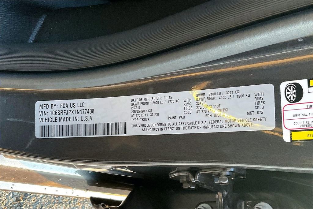 New 2026 RAM 1500 Laramie w/ Sport Appearance Package image 13