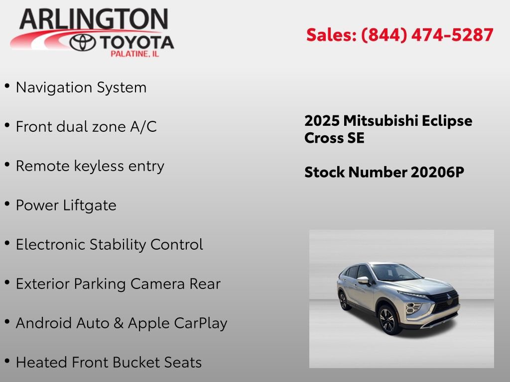 Used 2025 Mitsubishi Eclipse Cross SE AWD/4WD image 2