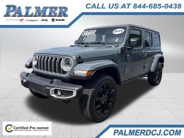 Certified 2025 Jeep Wrangler Unlimited Sahara w/ Safety Group AWD/4WD image 1