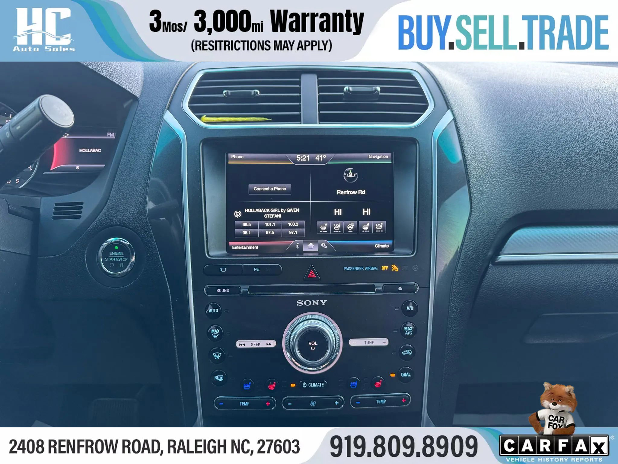 Used 2016 Ford Explorer Sport w/ Equipment Group 401A image 24