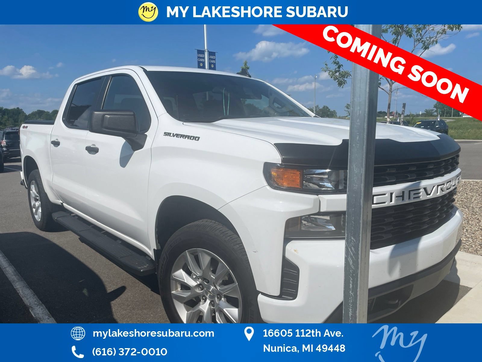 Used 2021 Chevrolet Silverado 1500 Custom w/ LPO, Dark Essentials Package AWD/4WD image 1