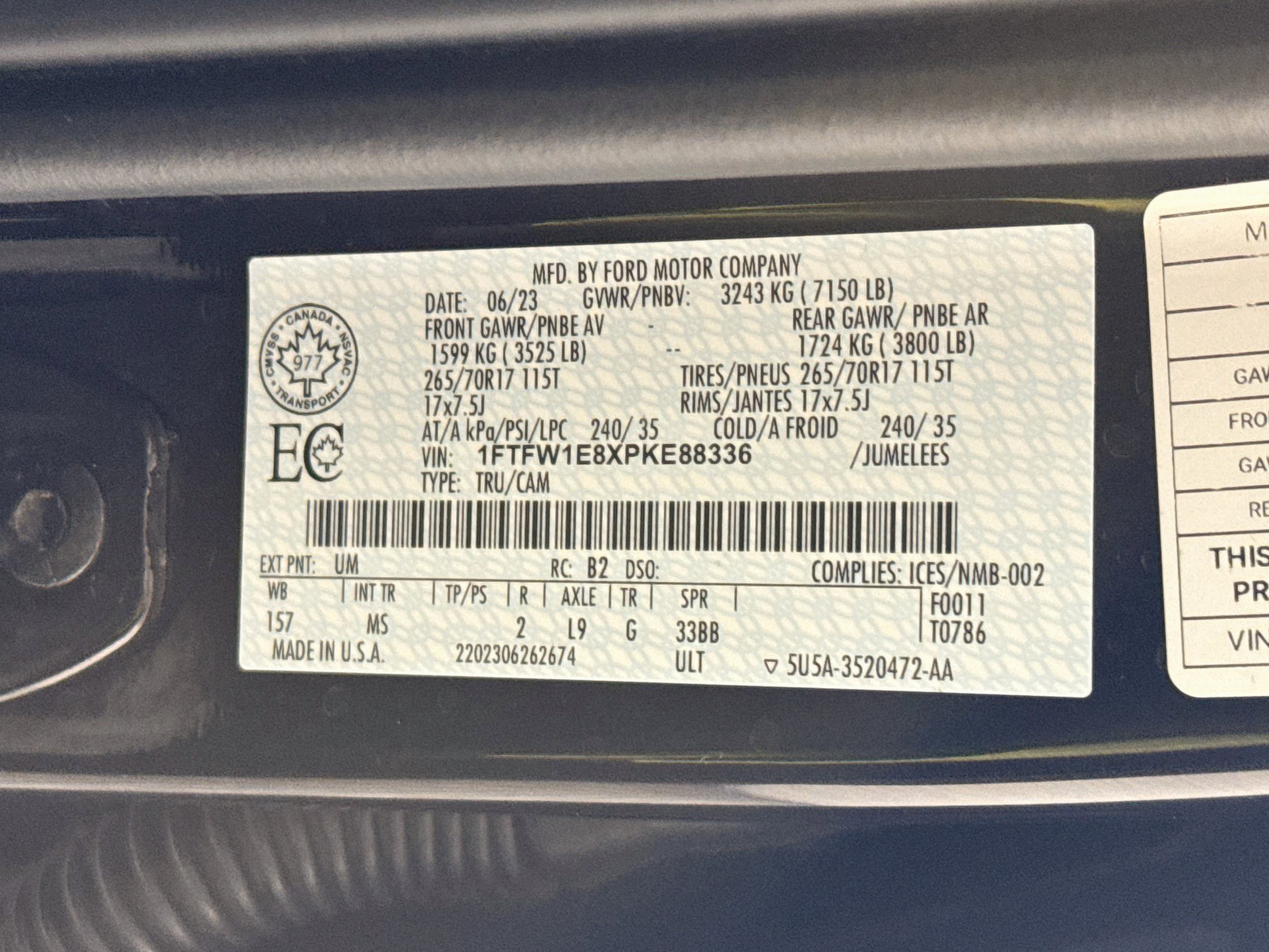 Used 2023 Ford F150 XLT w/ Trailer Tow Package AWD/4WD image 36