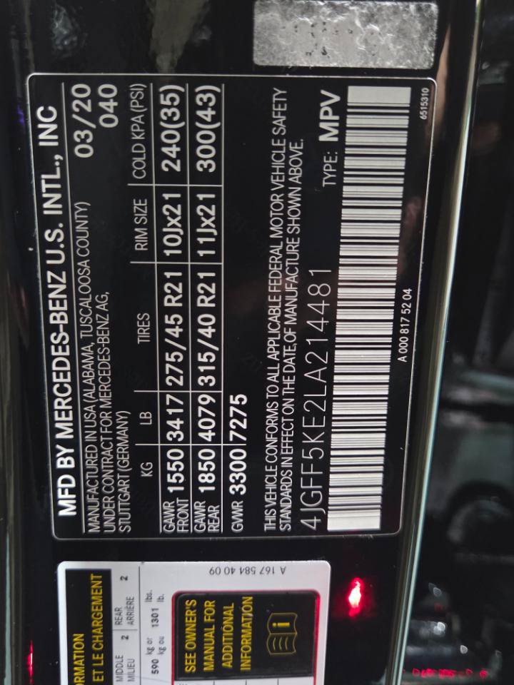 Used 2020 Mercedes-Benz GLS 450 4MATIC image 55