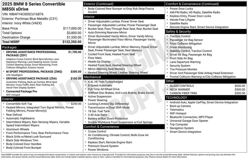 Used 2025 BMW M850i xDrive Convertible image 28