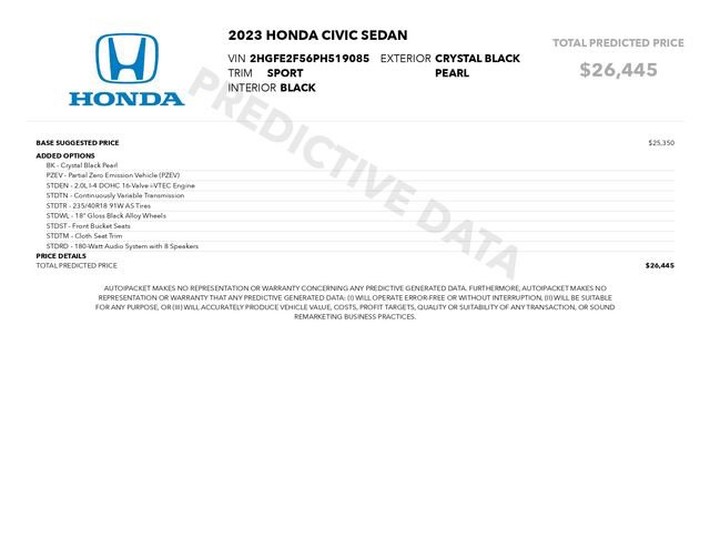 Used 2023 Honda Civic Sport video 3