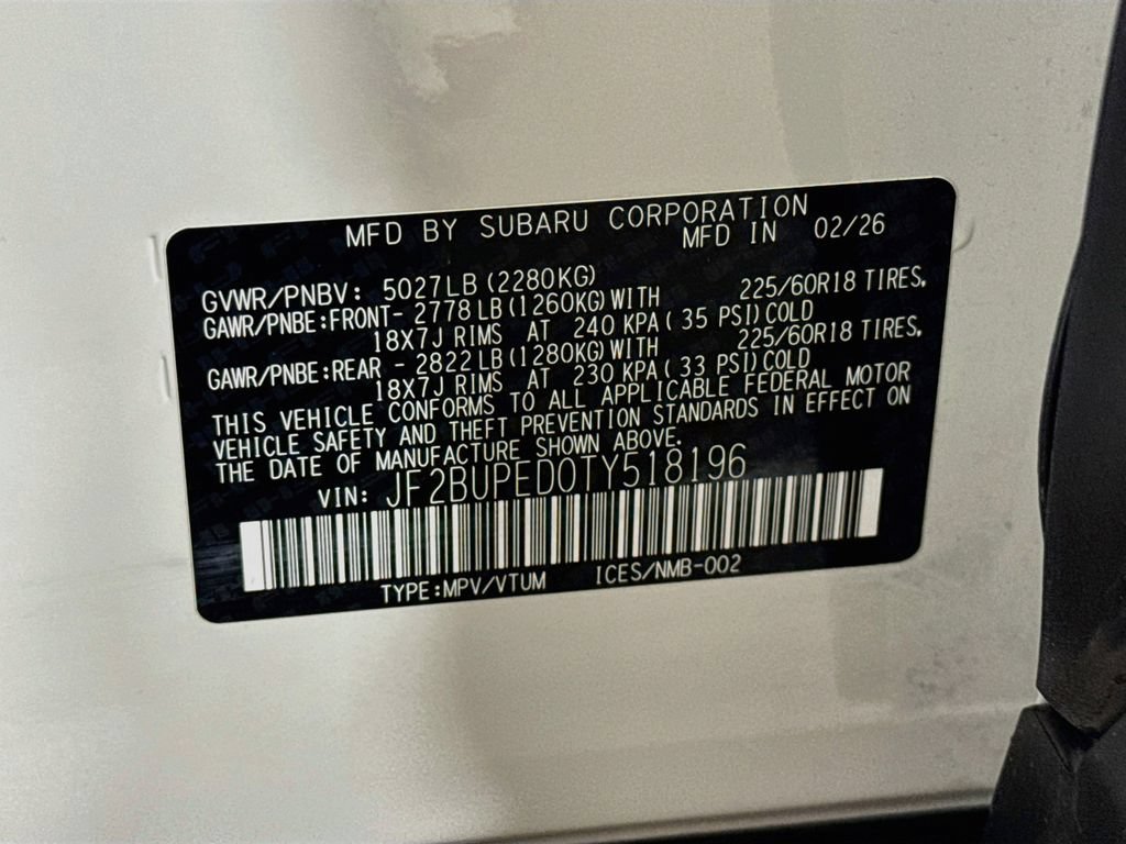 Certified 2026 Subaru Outback Touring AWD/4WD image 43