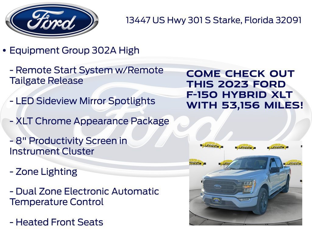 Certified 2023 Ford F150 XLT w/ Equipment Group 302A High AWD/4WD image 22