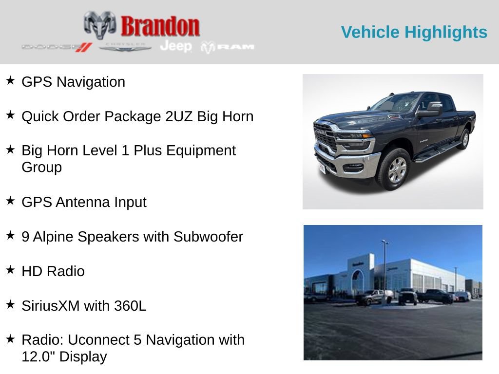 Used 2026 RAM 2500 Big Horn AWD/4WD image 2