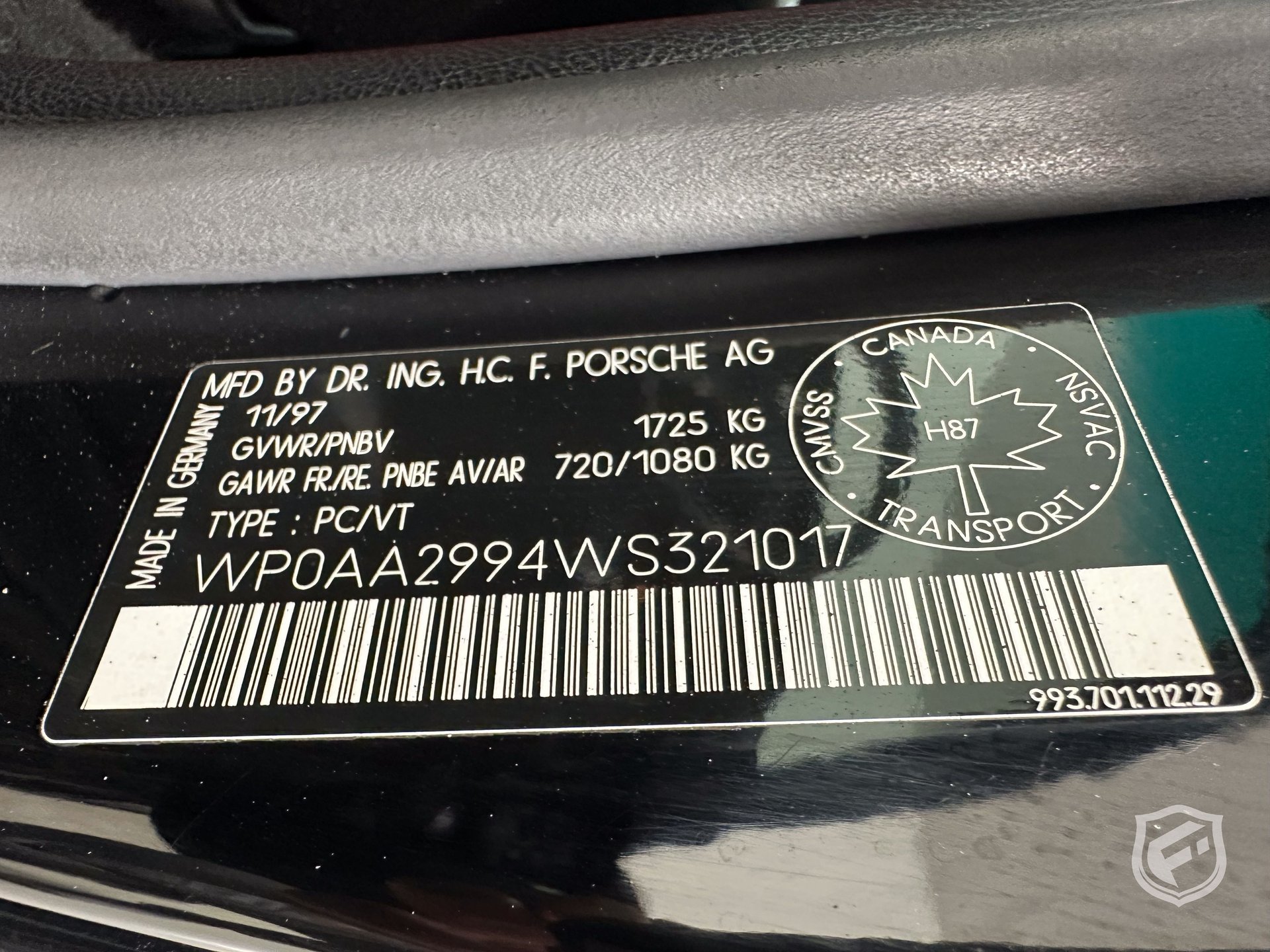 Used 1998 Porsche 911 GT3 RS image 36