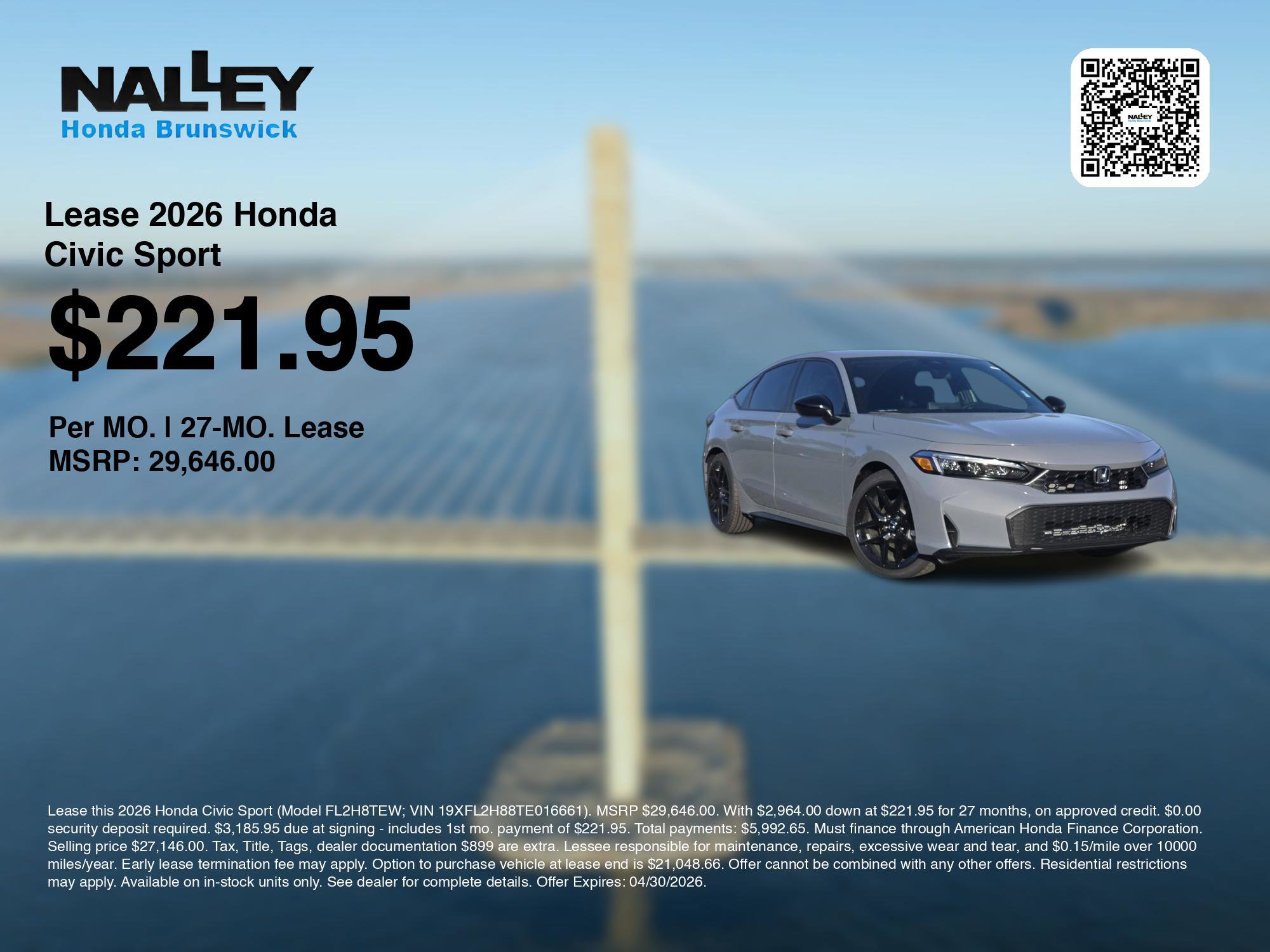 New 2026 Honda Civic Sport image 3