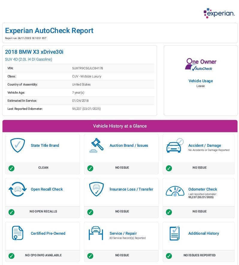 Used 2018 BMW X3 xDrive30i image 13