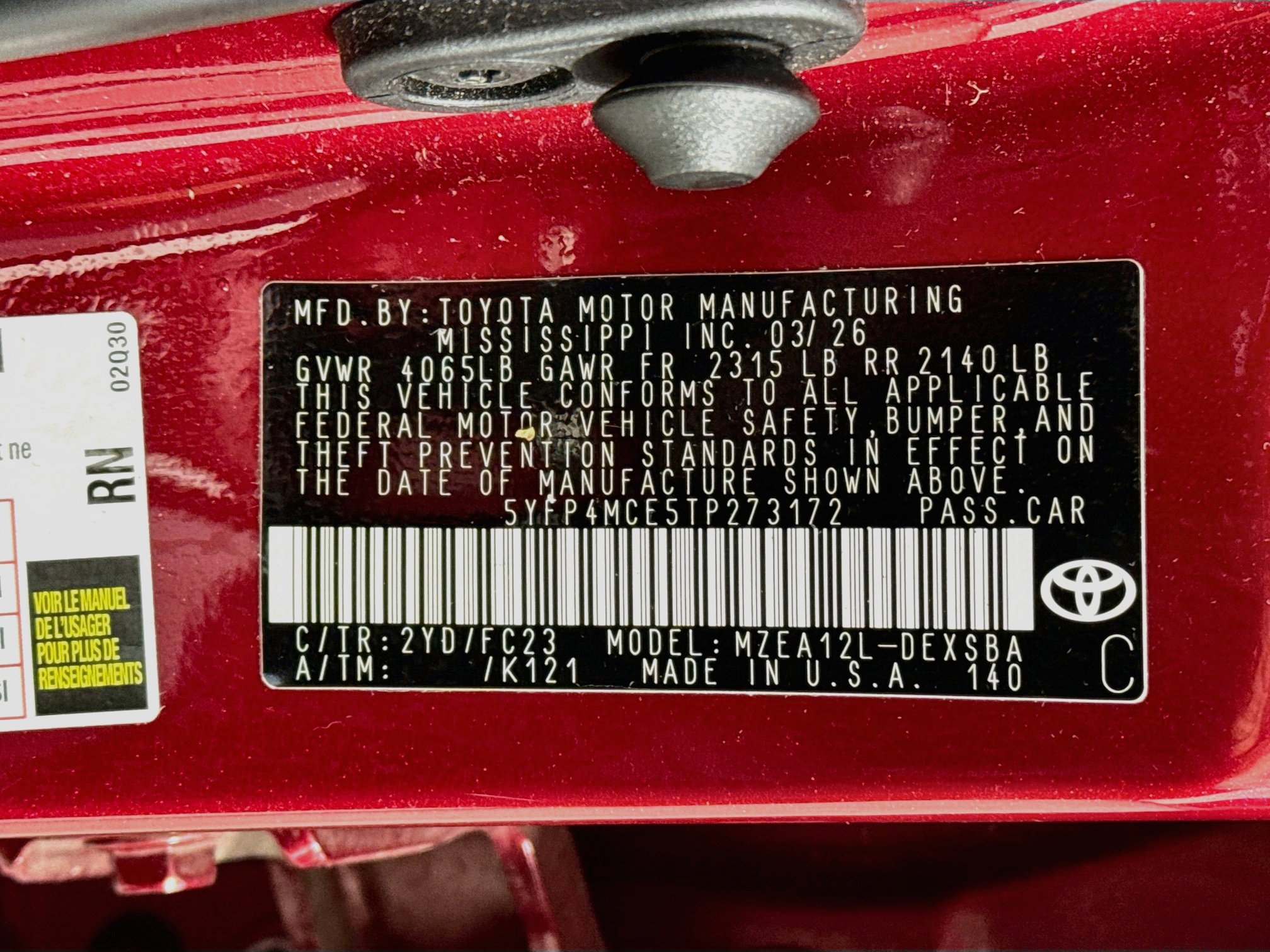 Certified 2026 Toyota Corolla SE w/ SE Package FWD image 31