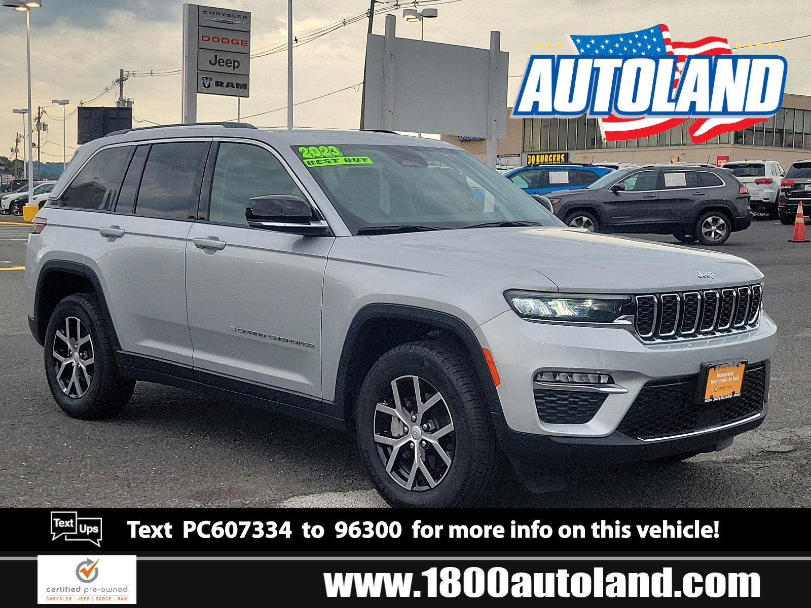 Certified 2023 Jeep Grand Cherokee Limited AWD/4WD image 1
