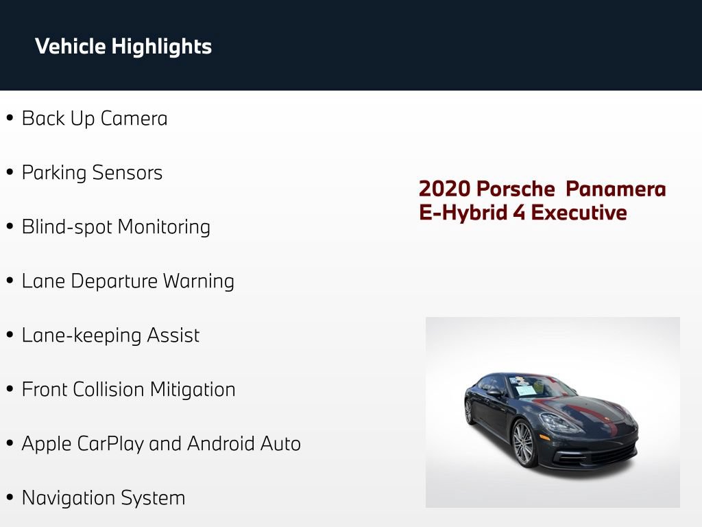 Used 2020 Porsche Panamera 4 Executive AWD/4WD image 5