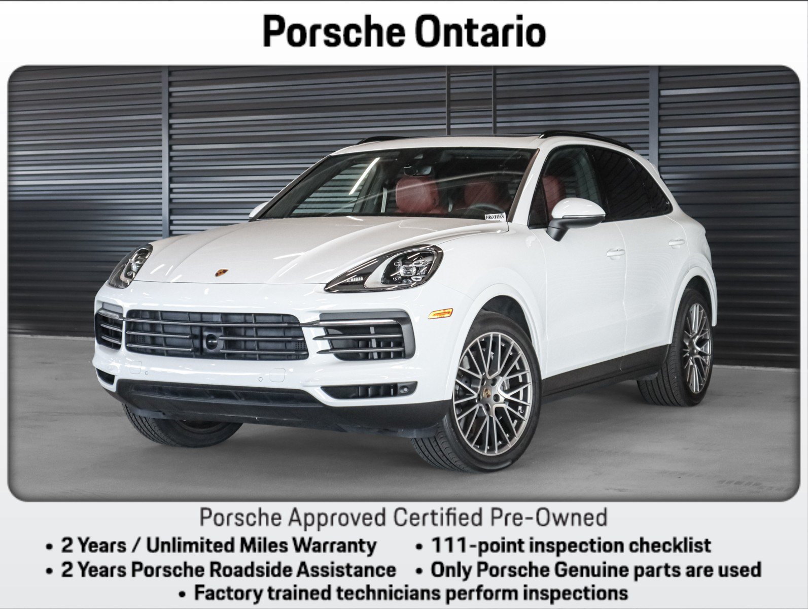 Certified 2023 Porsche Cayenne Platinum Edition