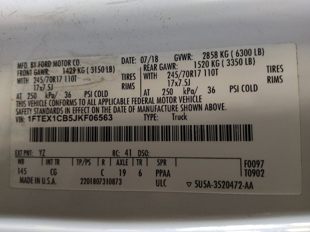 Used 2018 Ford F150 XL w/ Equipment Group 101A Mid RWD image 33