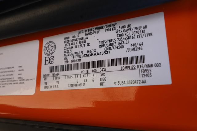 Used 2019 Ford Transit 150 148 Low Roof RWD image 53