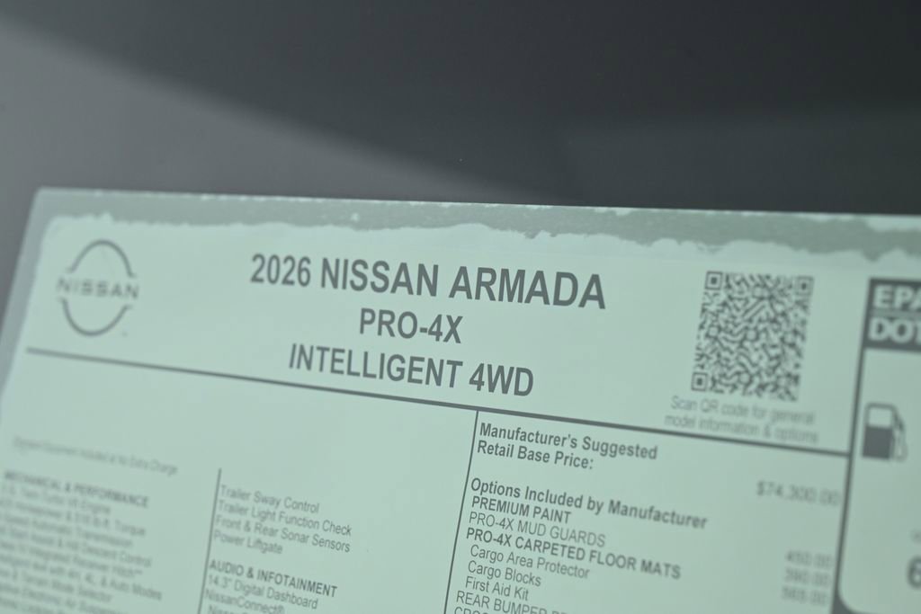 New 2026 Nissan Armada PRO-4X image 32