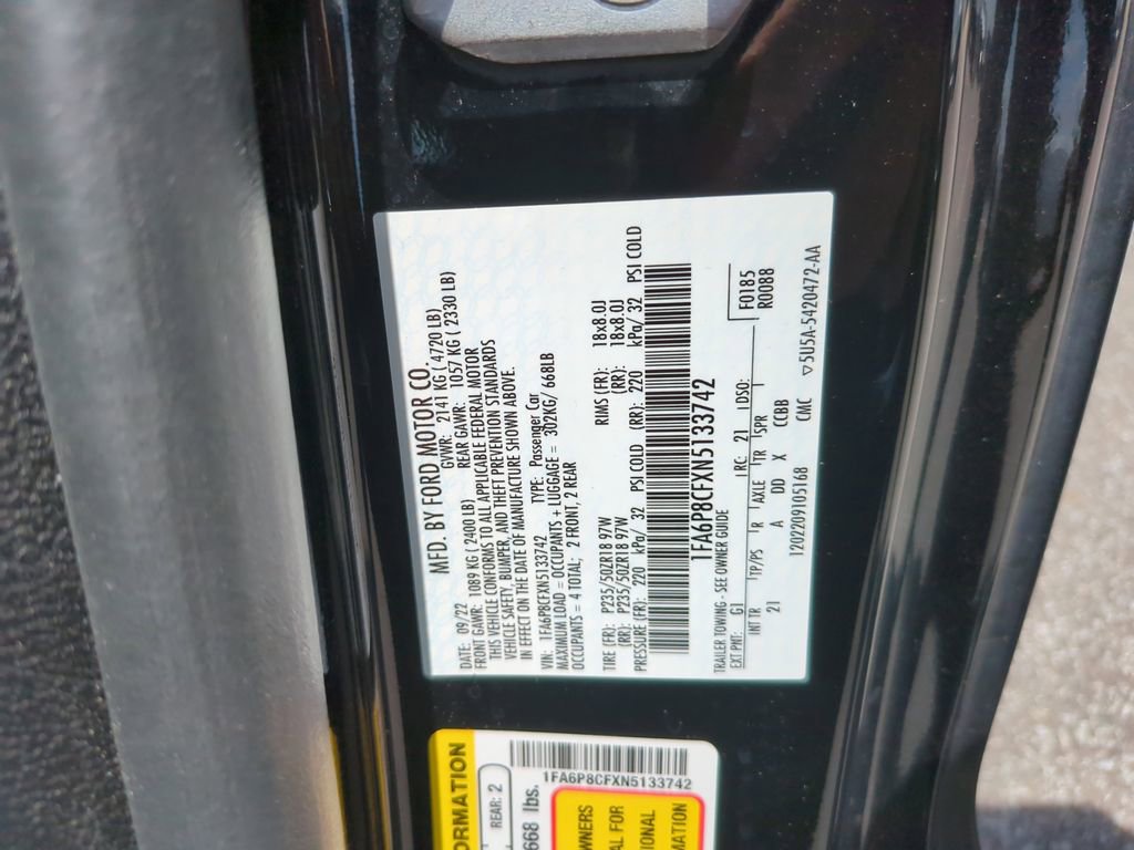 Used 2022 Ford Mustang GT w/ Security Package RWD image 34