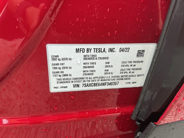 Used 2022 Tesla Model X Plaid image 15