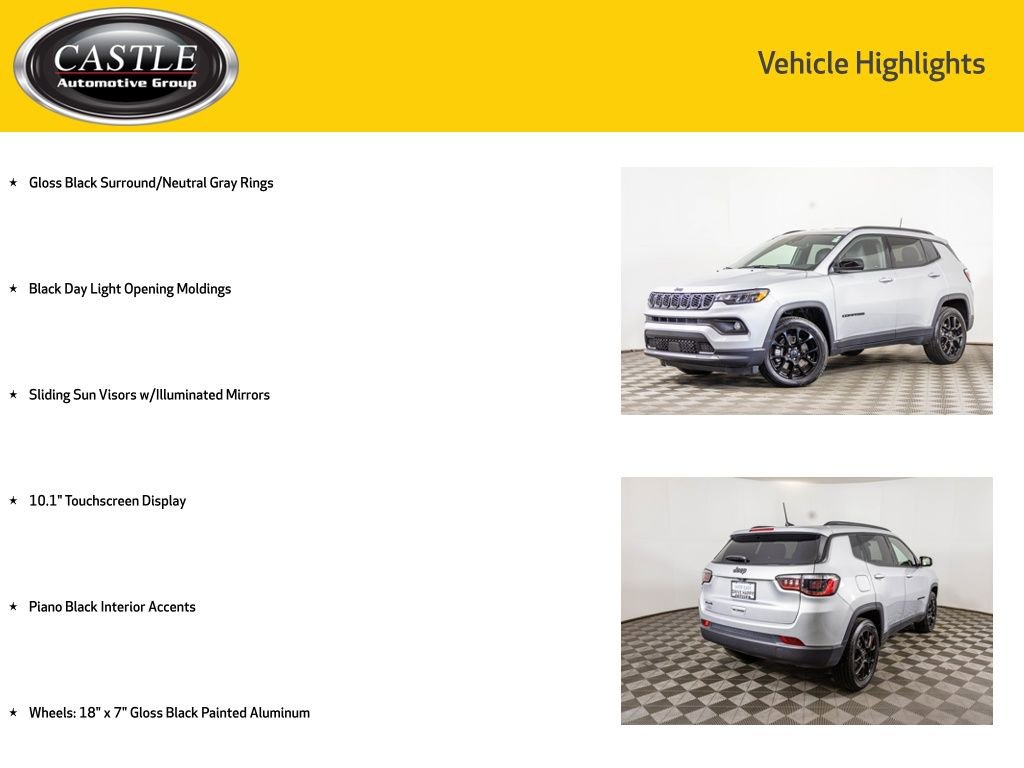 Used 2025 Jeep Compass Latitude w/ Altitude Special Edition image 8