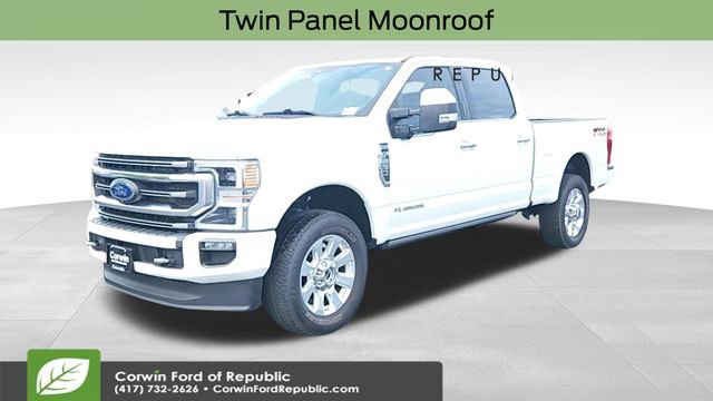 Used 2021 Ford F250 Platinum w/ FX4 Off-Road Package AWD/4WD image 3