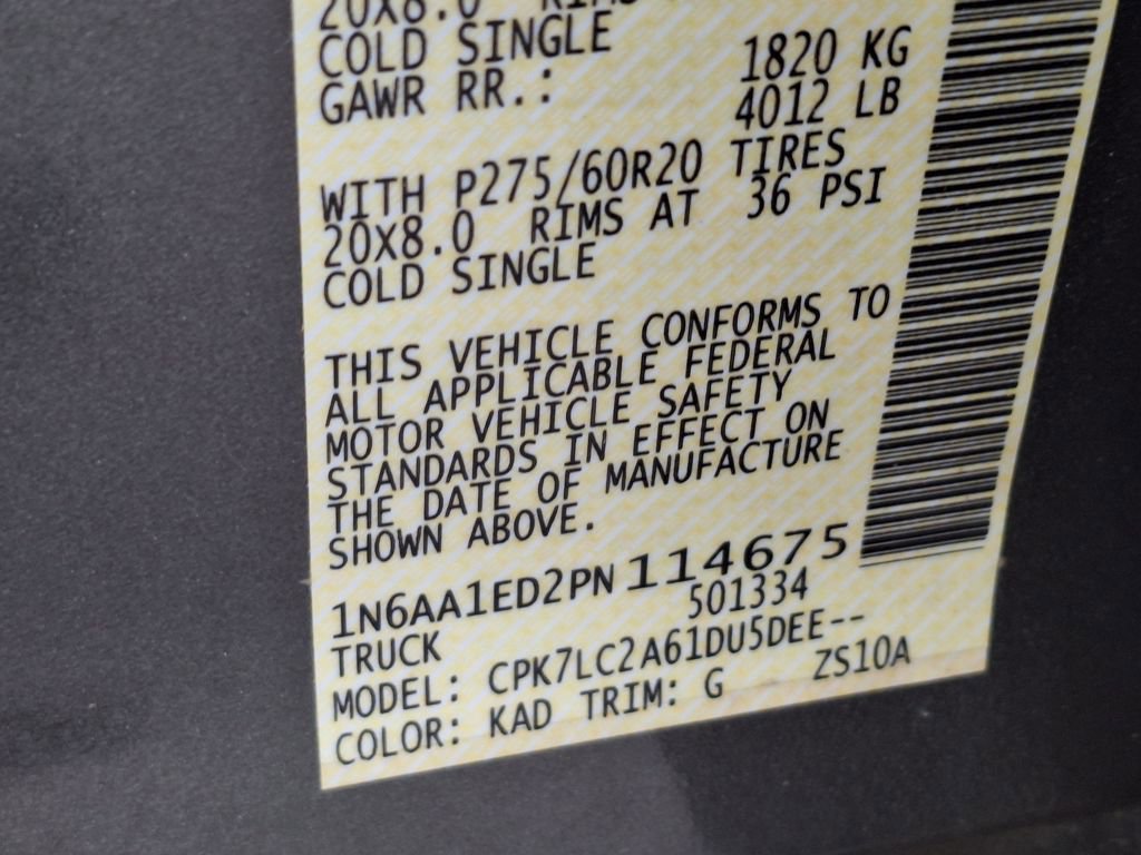 Used 2023 Nissan Titan SV w/ SV Convenience Package image 33