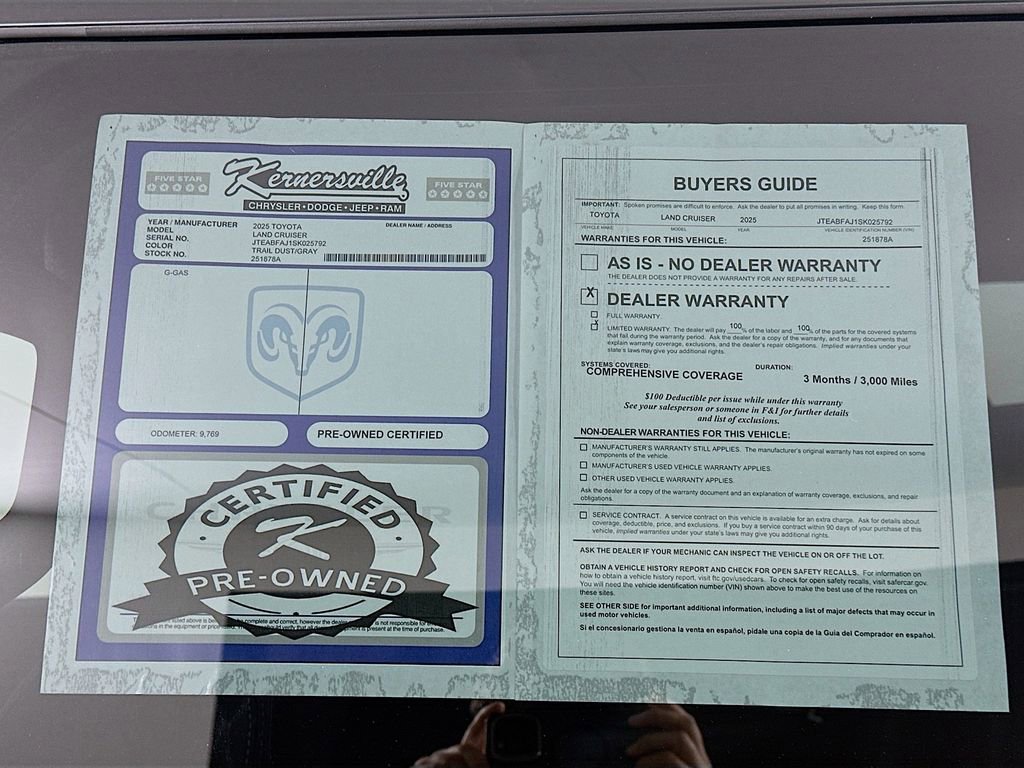 Used 2025 Toyota Land Cruiser w/ Premium Package image 37