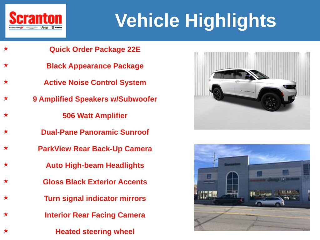 New 2025 Jeep Grand Cherokee L Limited w/ Black Appearance Package image 6