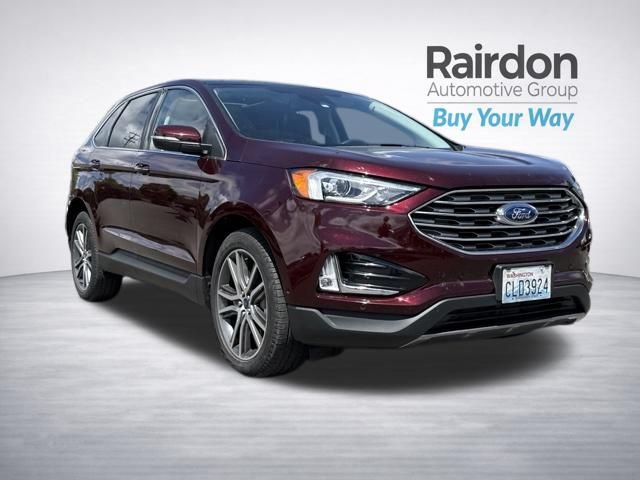 Used 2021 Ford Edge Titanium w/ Class II Trailer Tow Package AWD/4WD image 1