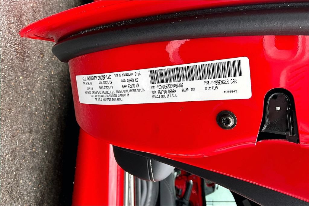 Used 2013 SRT Viper GTS RWD image 13