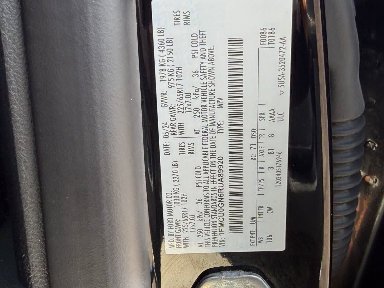 Used 2024 Ford Escape Active FWD image 26