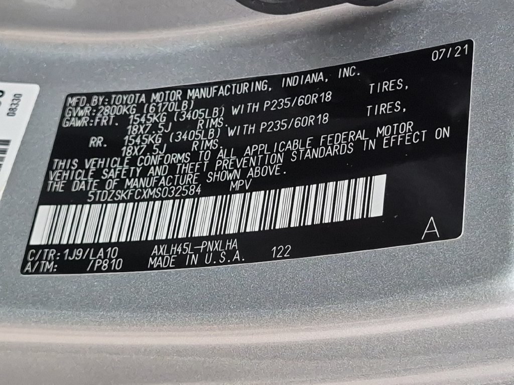 Used 2021 Toyota Sienna Limited AWD/4WD image 37
