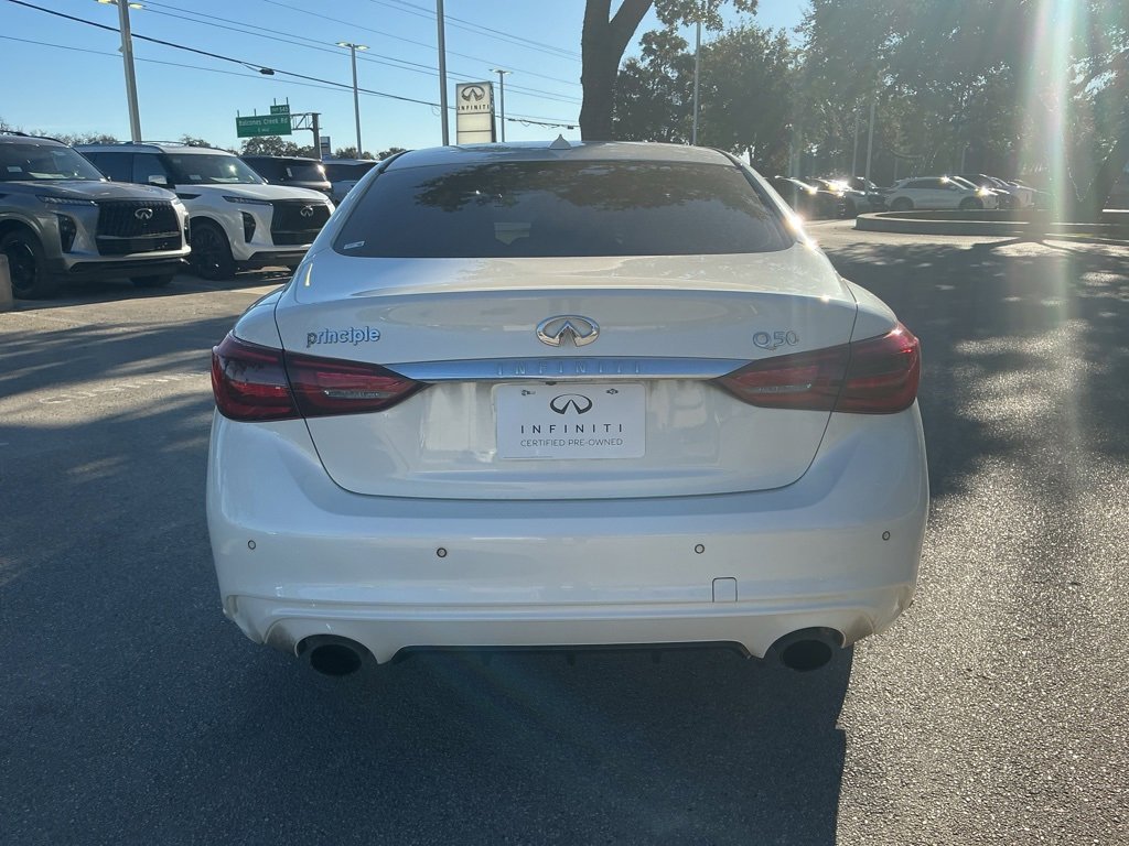 Used 2021 INFINITI Q50 Luxe w/ Seat & Sound Package image 6