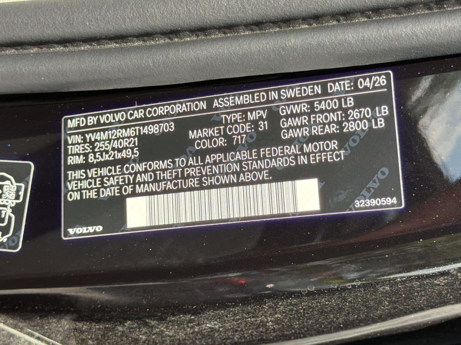 New 2026 Volvo XC60 B5 Ultra w/ Climate Package AWD/4WD image 25