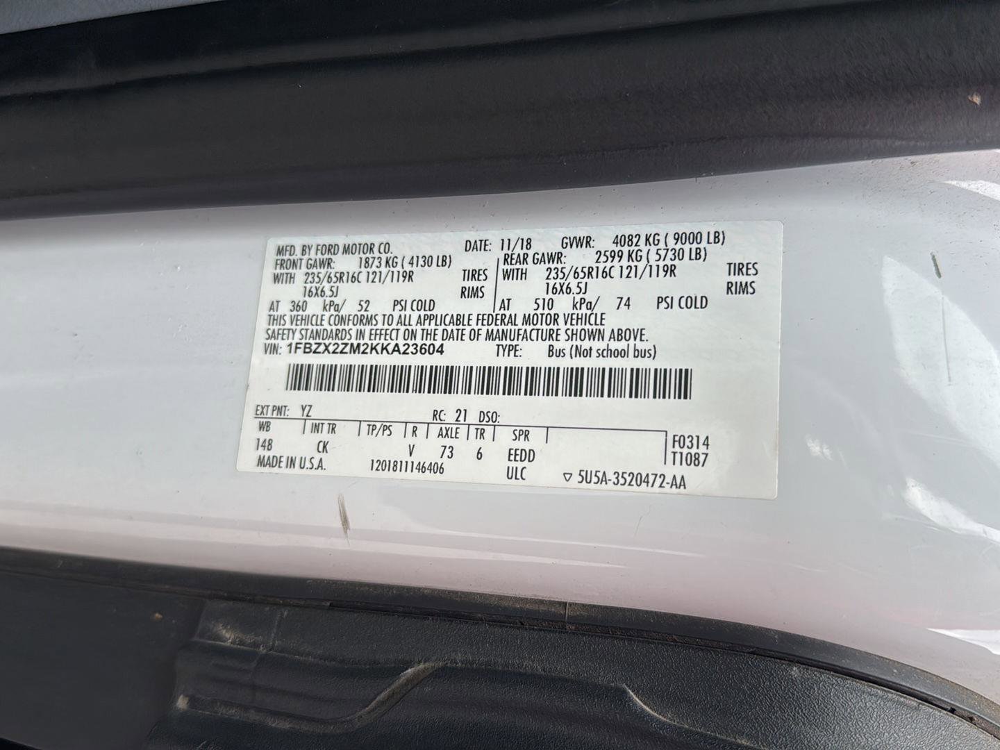 Used 2019 Ford Transit 350 XLT RWD image 30