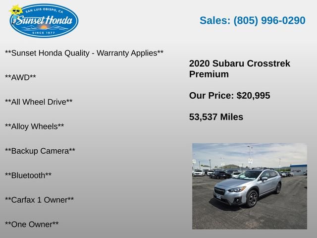 Used 2020 Subaru Crosstrek 2.0i Premium w/ Moonroof Package 2 AWD/4WD image 5