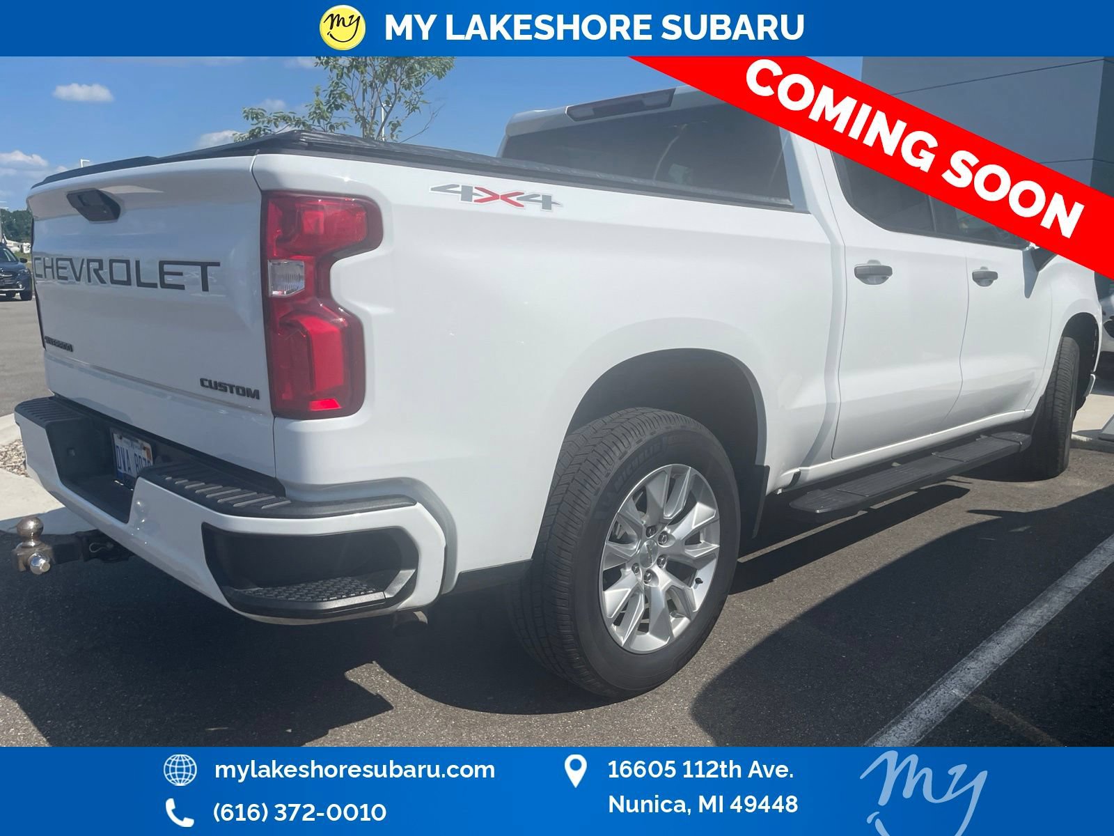 Used 2021 Chevrolet Silverado 1500 Custom w/ LPO, Dark Essentials Package AWD/4WD image 8