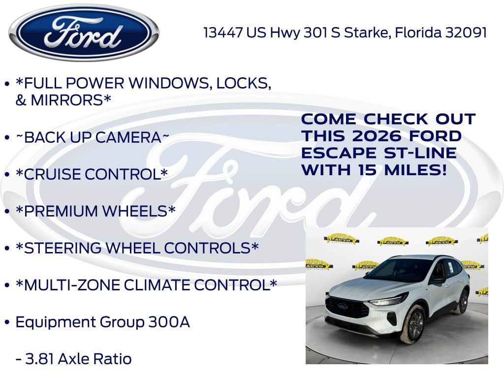 New 2026 Ford Escape ST-Line w/ Tech Pack #1 FWD image 10