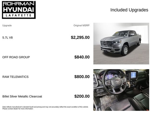 Used 2021 RAM 1500 Laramie w/ Off Road Group image 4