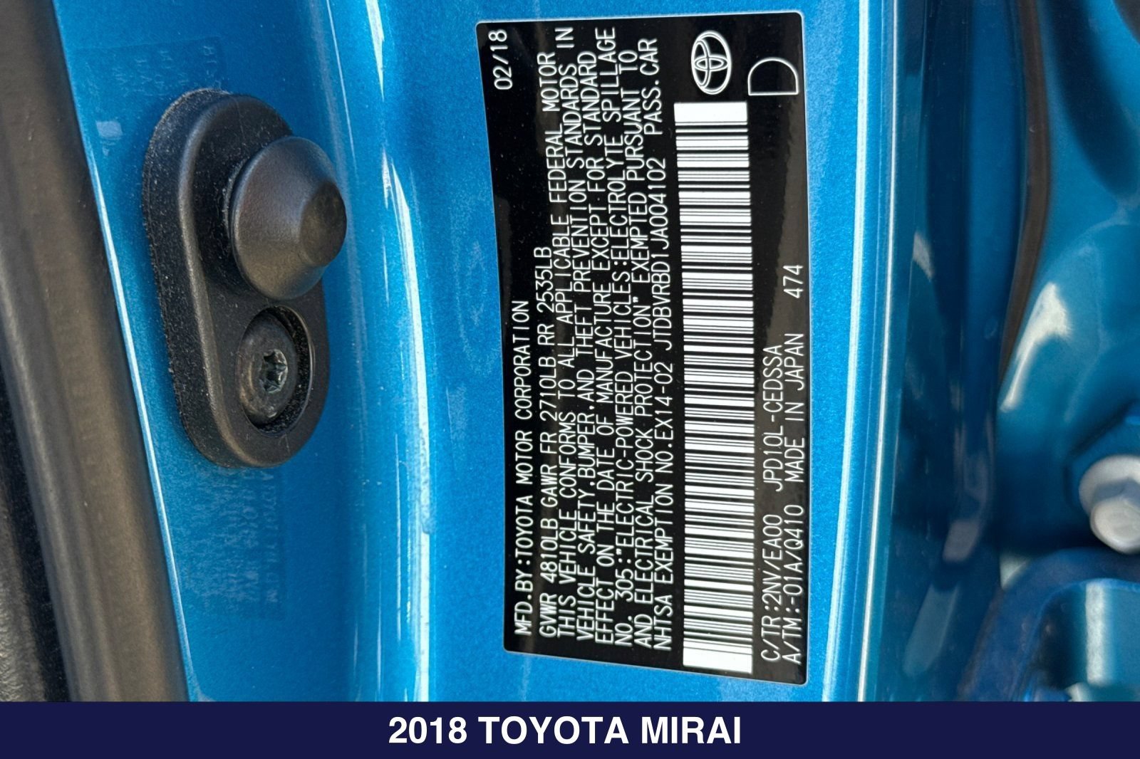 Used 2018 Toyota Mirai FWD image 29