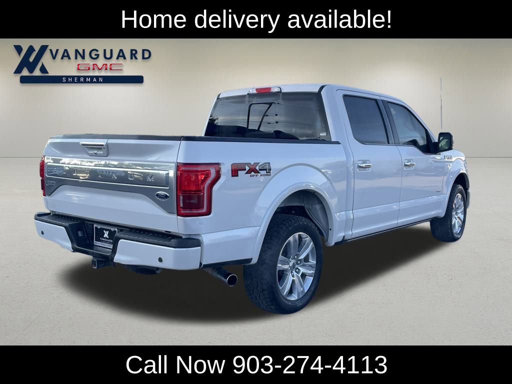 Used 2015 Ford F150 Platinum w/ Max Trailer Tow Package image 5