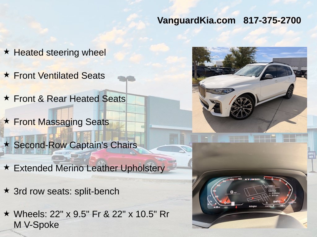 Used 2021 BMW X7 M50i w/ Executive Package AWD/4WD image 18
