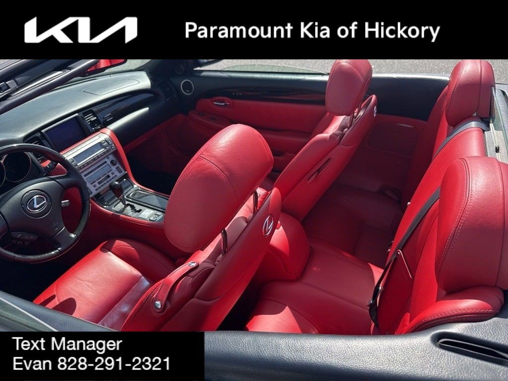 Used 2005 Lexus SC 430 Convertible RWD image 9