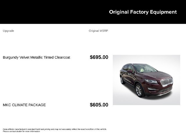 Used 2019 Lincoln MKC Select w/ MKC Climate Package AWD/4WD image 10