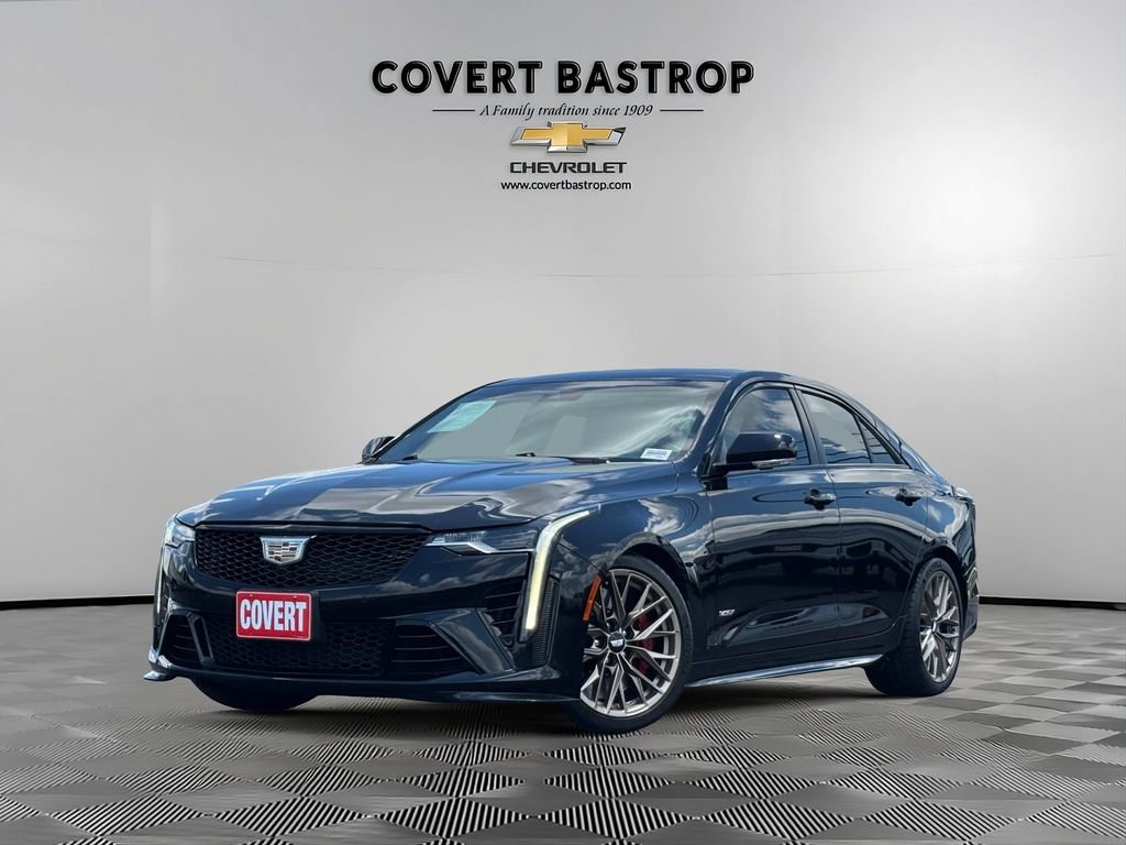 Used 2023 Cadillac CT4 V Blackwing w/ LPO, Bronce Accent Package RWD image 1