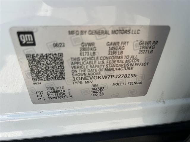 Certified 2023 Chevrolet Traverse LT AWD/4WD image 15